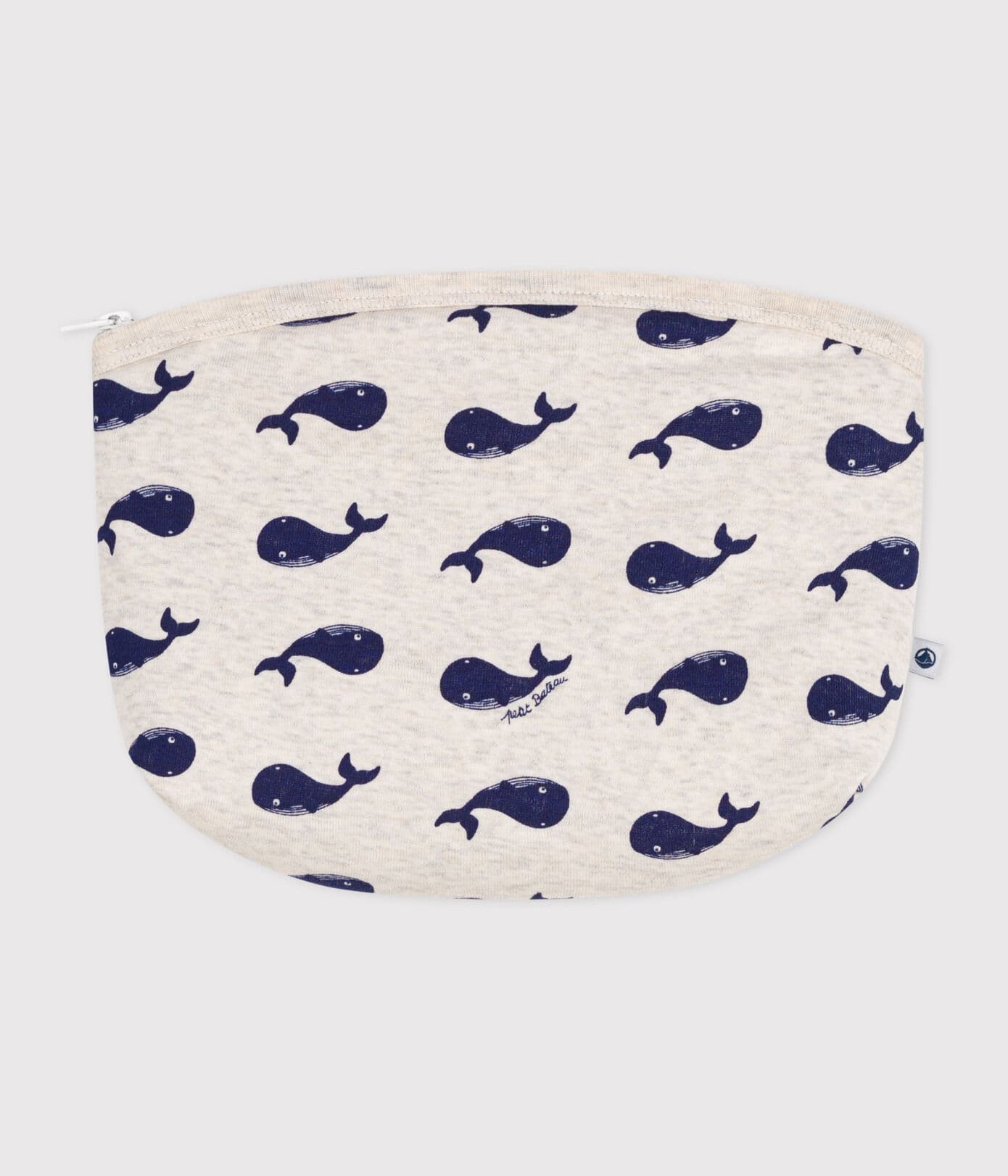 POCHETTE NEONATO IN COTONE CON BALENA PETIT BATEAU