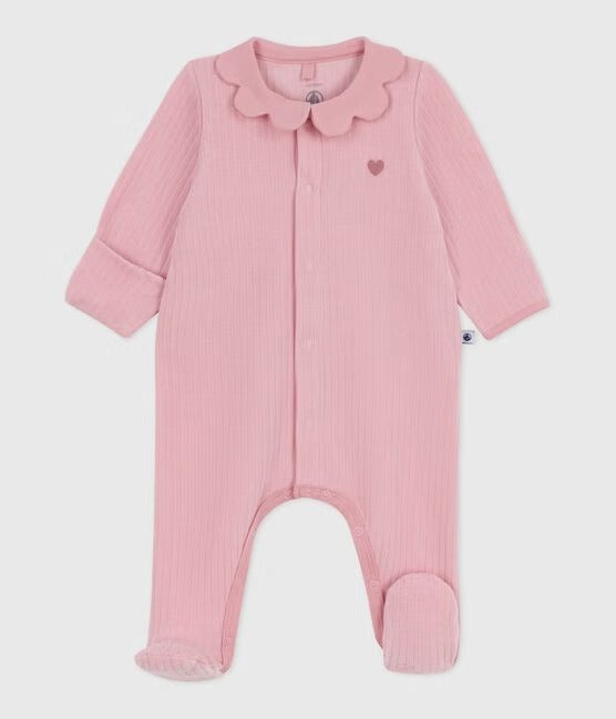 PIGIAMA CON COLLETTO IN CINIGLIA PETIT BATEAU