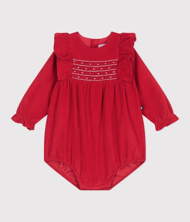 BODY MANICHE LUNGHE CON VOLANT PETIT BATEAU