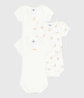 SET 3 BODY MANICHE CORTE STAMPA ORSETTI PETIT BATEAU
