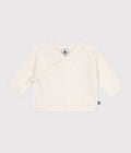 CARDIGAN INCROCIATO IN MAGLIA TRAFORATO PETIT BATEAU
