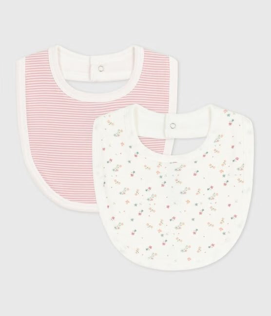 SET DI BAVAGLINI IN COTONE STAMPA FIORI PETIT BATEAU