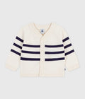 CARDIGAN IN COTONE A RIGHE PETIT BATEAU