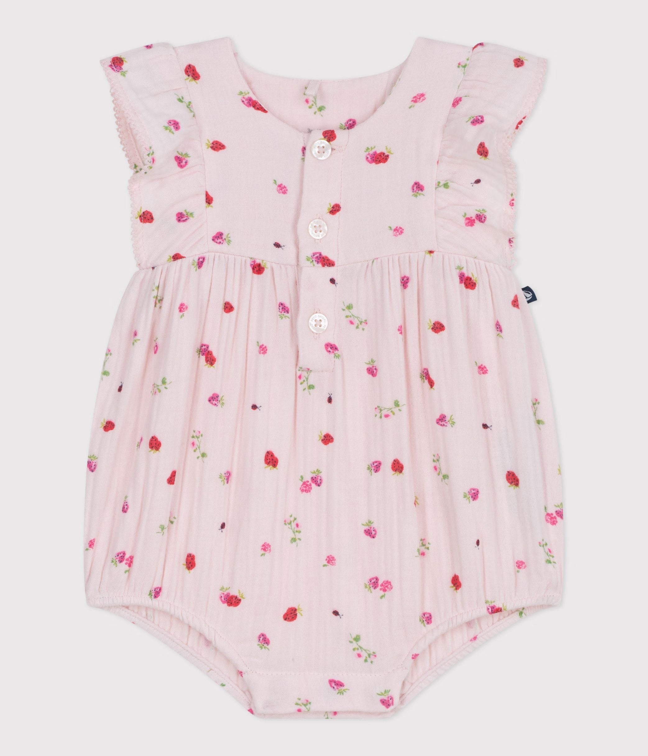 PAGLIACCETTO IN COTONE CON STAMPA FIORI PETIT BATEAU