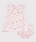 ABITO IN COTONE CON STAMPA FIORI PETIT BATEAU