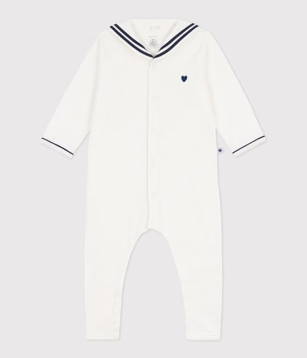 TUTINA IN COTONE SCOLLO A V PETIT BATEAU