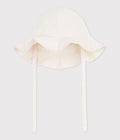 CAPPELLINO IN POPELINE E SANGALLO NEONATA PETIT BATEAU
