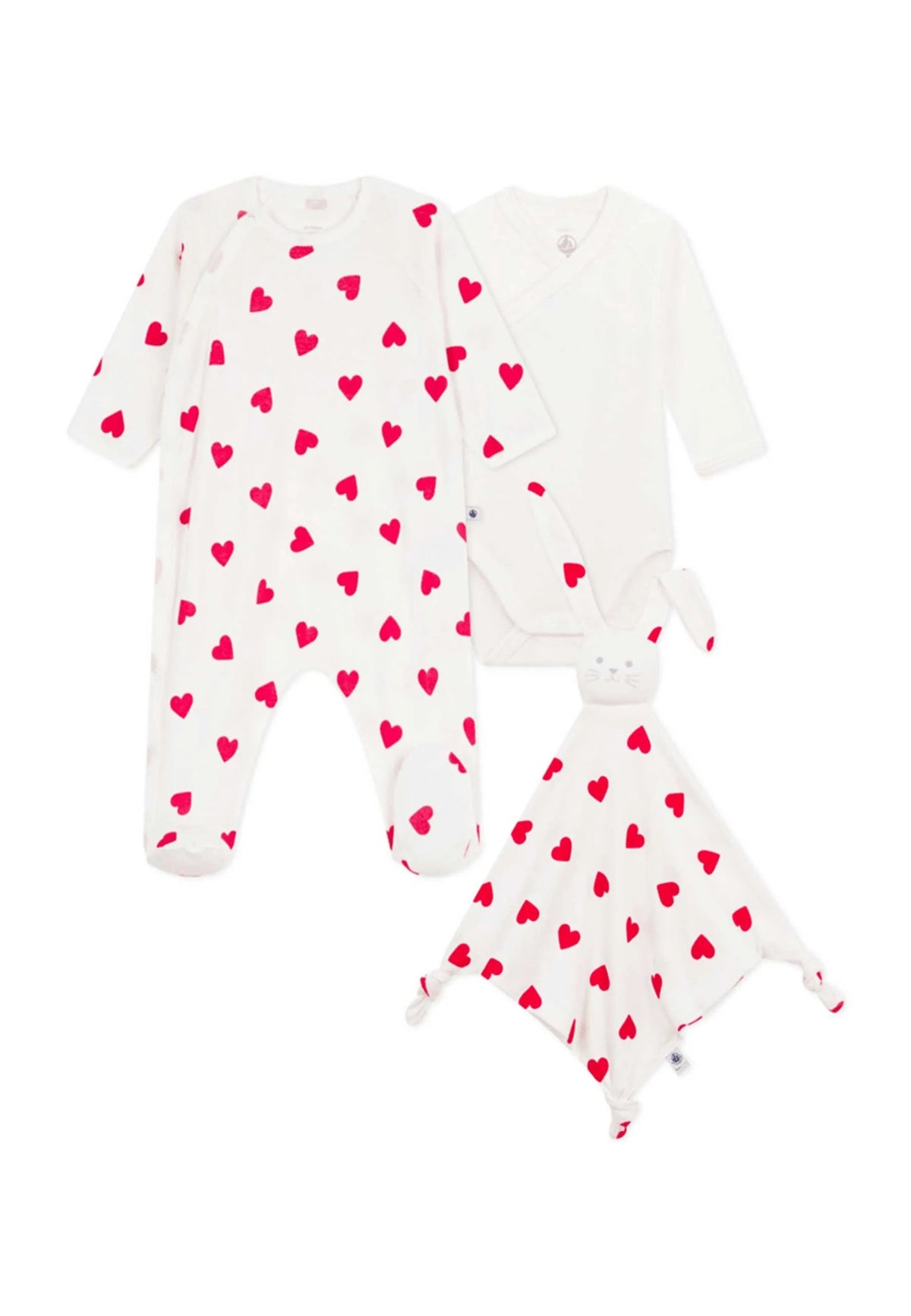 SET 3 PEZZI: TUTINA, BODY E DOUDOU PETIT BATEAU