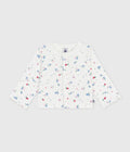 CARDIGAN IN COTONE CON STAMPA A CUORI PETIT BATEAU