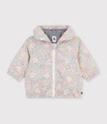 GIACCA A VENTO CON STAMPA A FIORI PETIT BATEAU