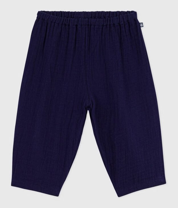 PANTALONE TINTA UNITA NEONATO PETIT BATEAU