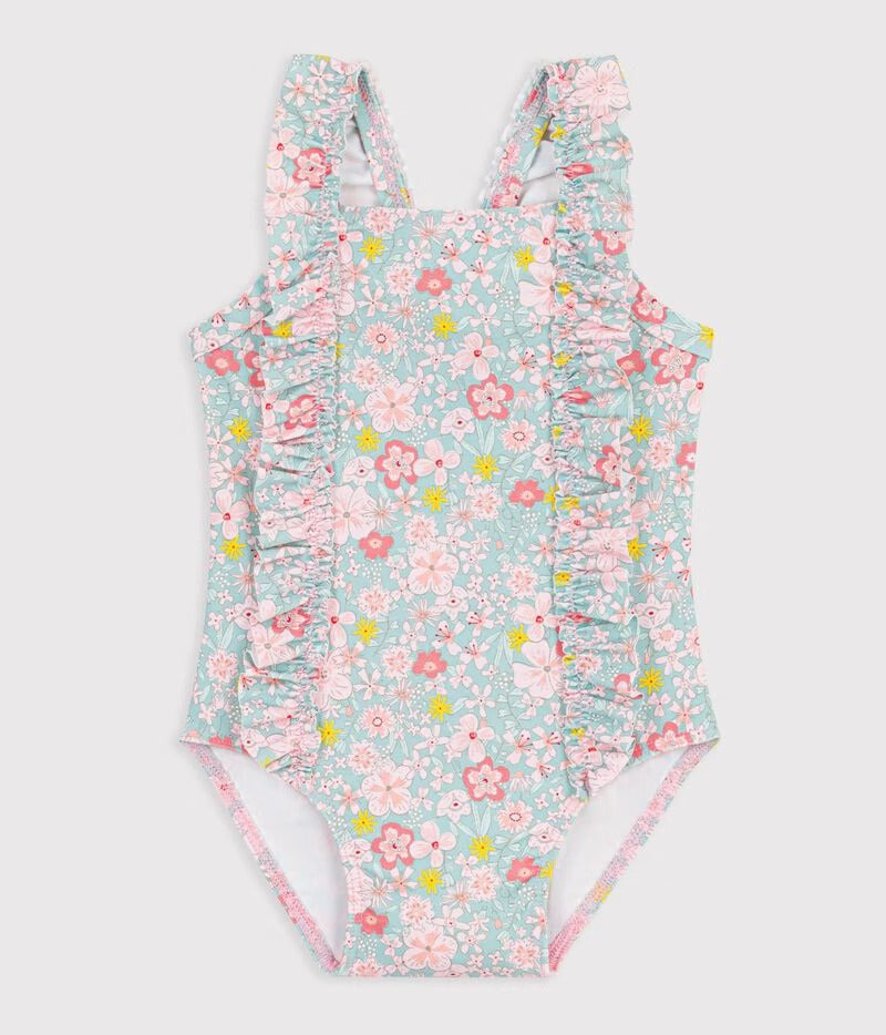 COSTUME DA BAGNO INTERO CON STAMPA FLOREALE PETIT BATEAU