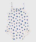 COSTUME DA BAGNO INTERO CON STAMPA A CUORI PETIT BATEAU