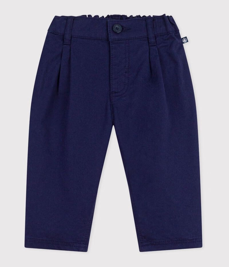PANTALONE IN SERGE TINTA UNITA PETIT BATEAU