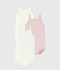 SET DI BODY CON SPALLINE IN COTONE PETIT BATEAU