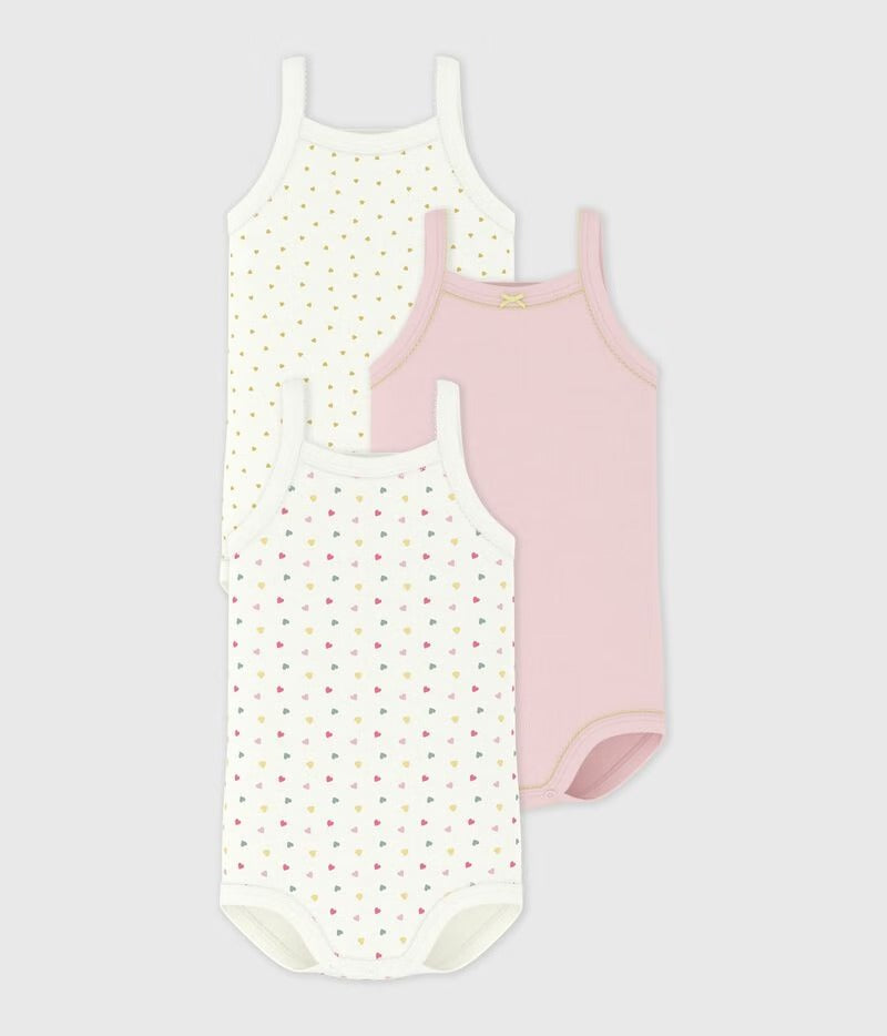 SET DI BODY CON SPALLINE IN COTONE PETIT BATEAU