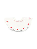 BAVAGLINO PER NEONATI CON STAMPA CUORICINI PETIT BATEAU