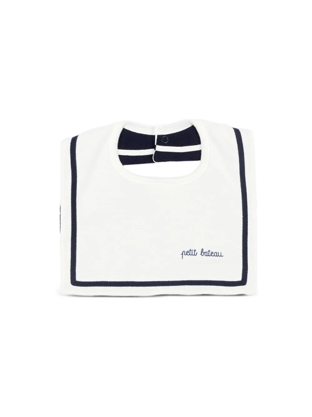 BAVAGLINO PER NEONATI CON LOGO RICAMATO PETIT BATEAU