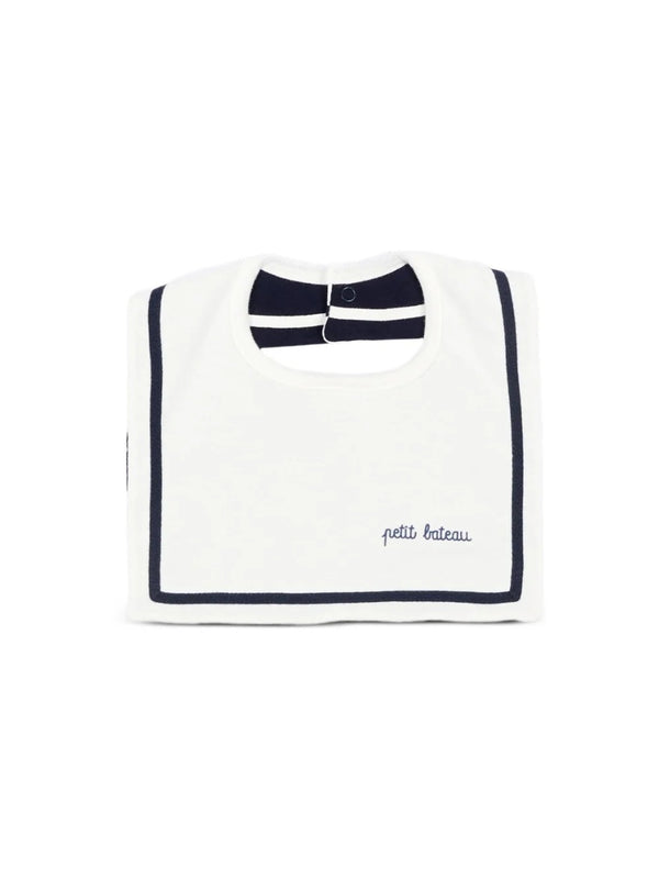 BAVAGLINO PER NEONATI CON LOGO RICAMATO PETIT BATEAU