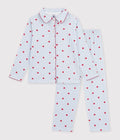 PIGIAMA PER BAMBINA CON CUORI PETIT BATEAU
