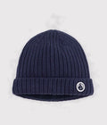 CAPPELLINO PER NEONATO IN COTONE CON FODERA IN PILE PETIT BATEAU