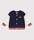 FELPA BICOLORE IN COTONE PER NEONATI PETIT BATEAU