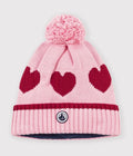 CAPPELLINO IN MAGLIA JACQUARD FODERATA IN PILE BAMBINO PETIT BATEAU