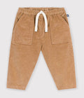 PANTALONI IN VELLUTO TINTA UNITA NEONATO PETIT BATEAU