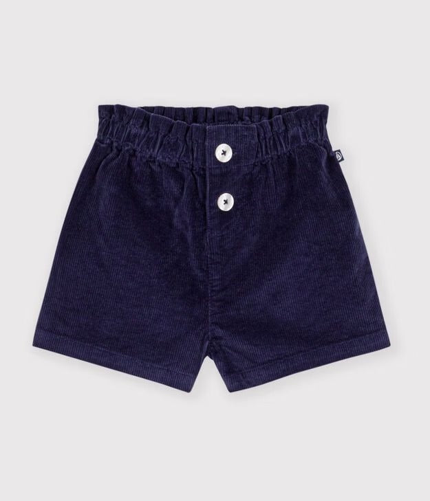 SHORT IN VELLUTO TINTA UNITA PETIT BATEAU