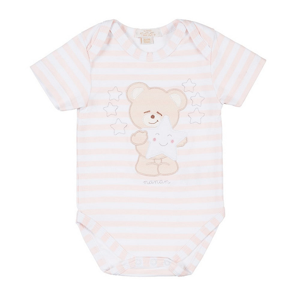 BODY RIGATO ORSETTO Rosa