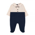 TUTINA BICOLORE CON PAPILLON A RIGHE NANAN