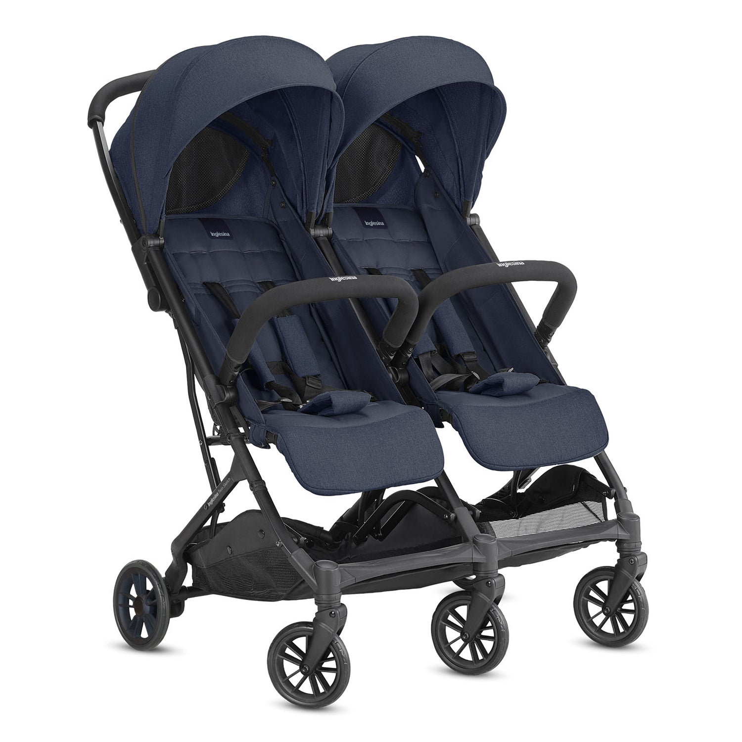 PASSEGGINO GEMELLARE TWIN SKETCH NAVY INGLESINA