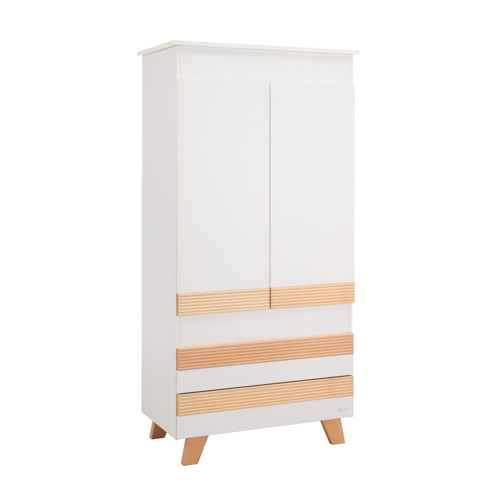 ARMADIO ORA BIANCO-NATURALE AZZURRA