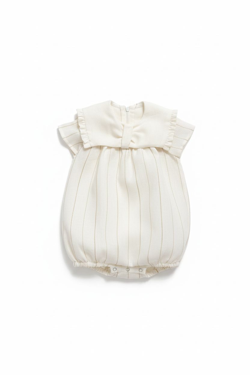 PAGLIACCETTO IN LINO BIMBA CON RIGHE MIMU'