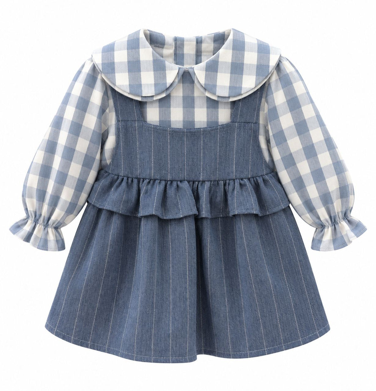 ABITO CON CULOTTE E CAMICIA A QUADRI YOEDU