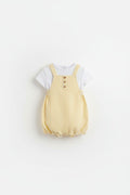 COMPLETO SALOPETTE E T-SHIRT IN COTONE MICOLINO