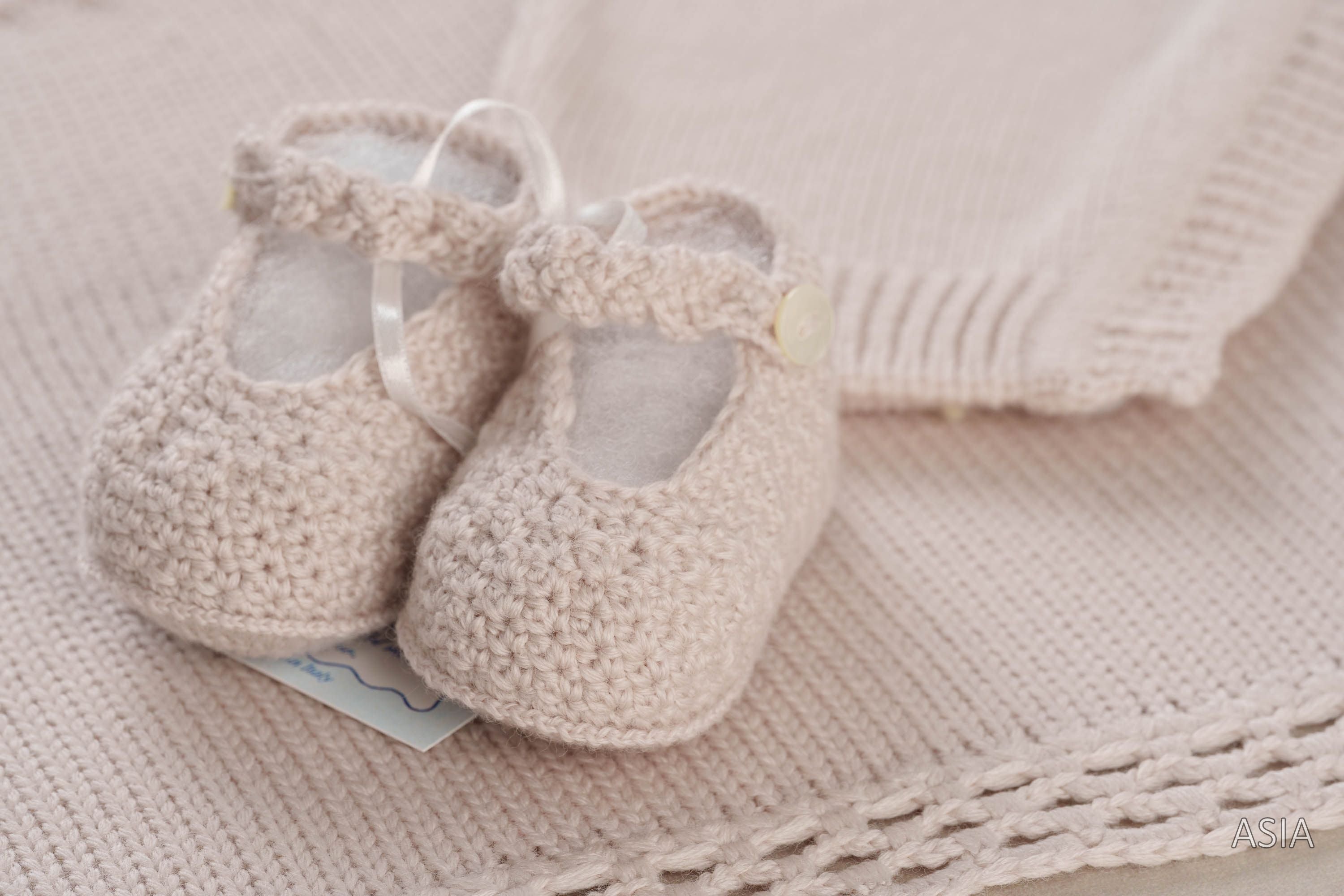 SCARPINA IN MAGLIA PICCOLA GIUGGIOLA - ASIA