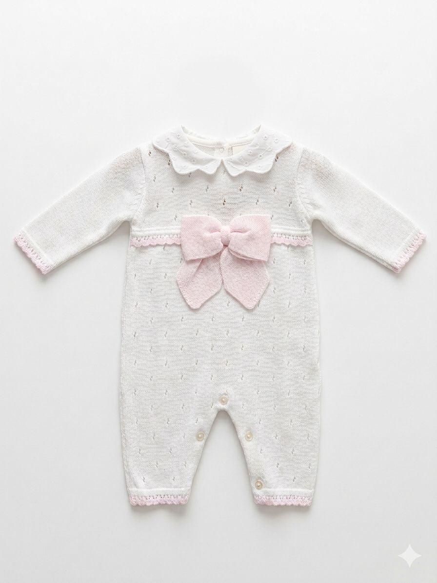 TUTINA IN FILO CON FIOCCO BEBE' MARGO'