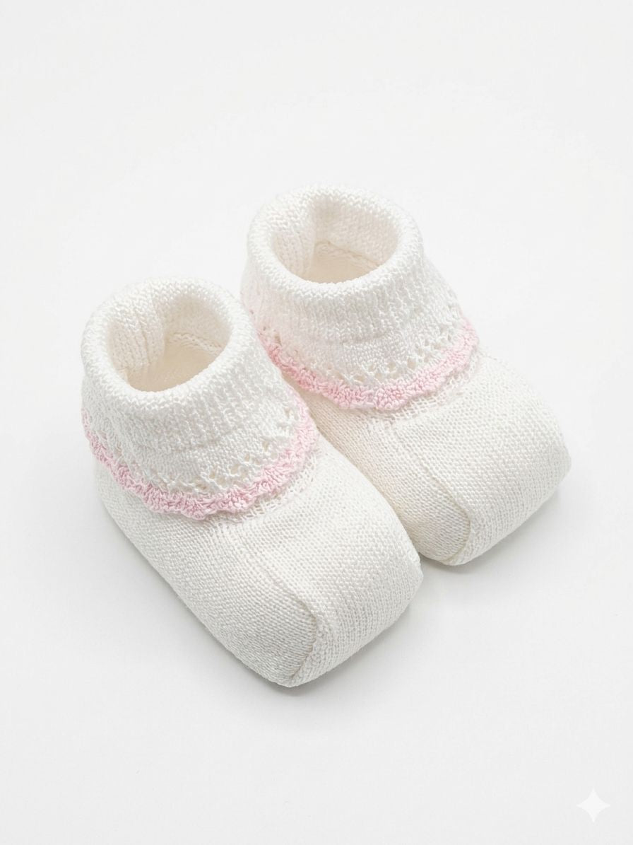 SCARPINA IN FILO CON RISVOLTO BEBE' MARGO'