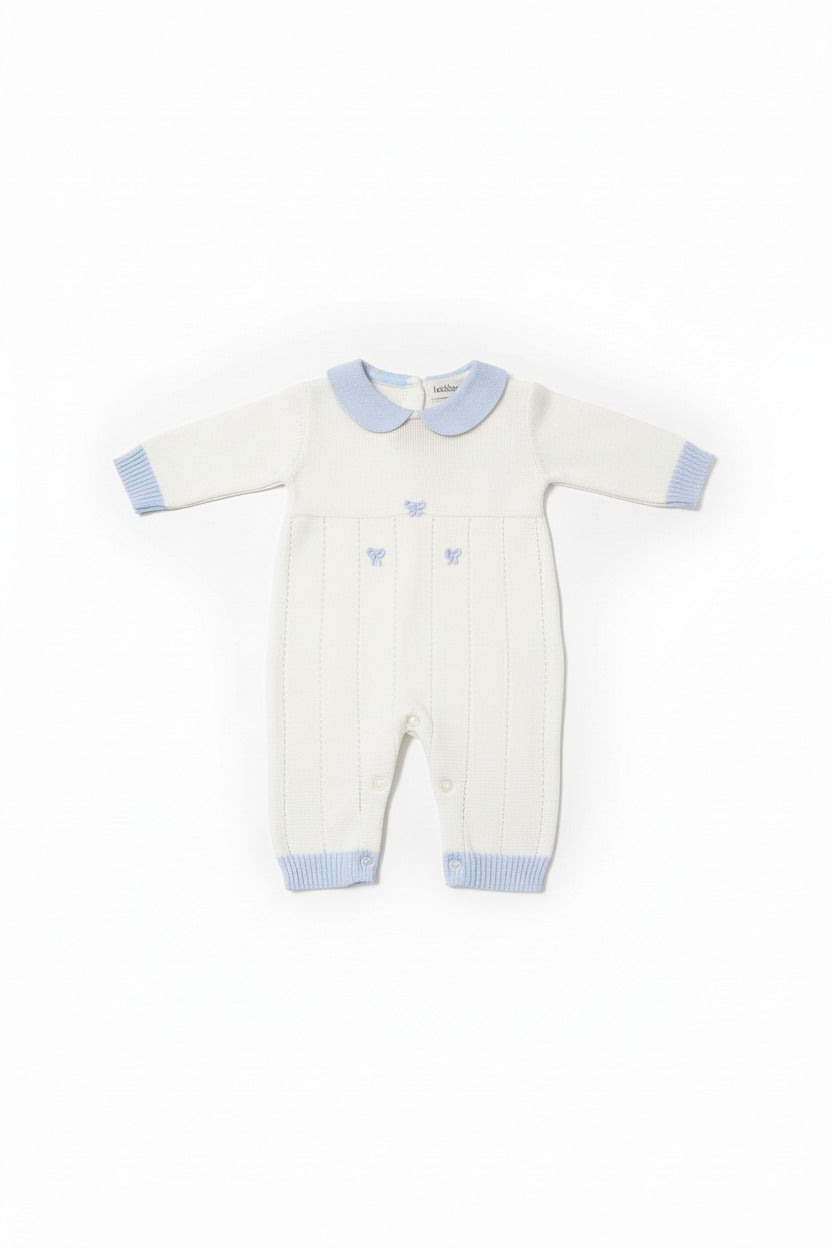 TUTINA IN FILO CON FIOCCHETTI RICAMANTI BEBE' MARGO'