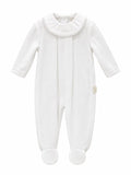 TUTINA IN CINIGLIA CON COLLETTO RICAMATO BABY GI