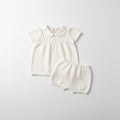 COMPLETO DUE PEZZI IN MAGLIA ESTIVO CON CULOTTE SCALDACUORE