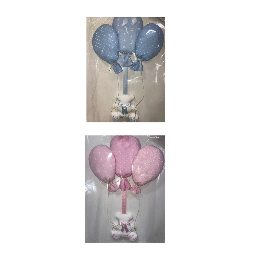 FIOCCO CON PALLONCINI E ORSO