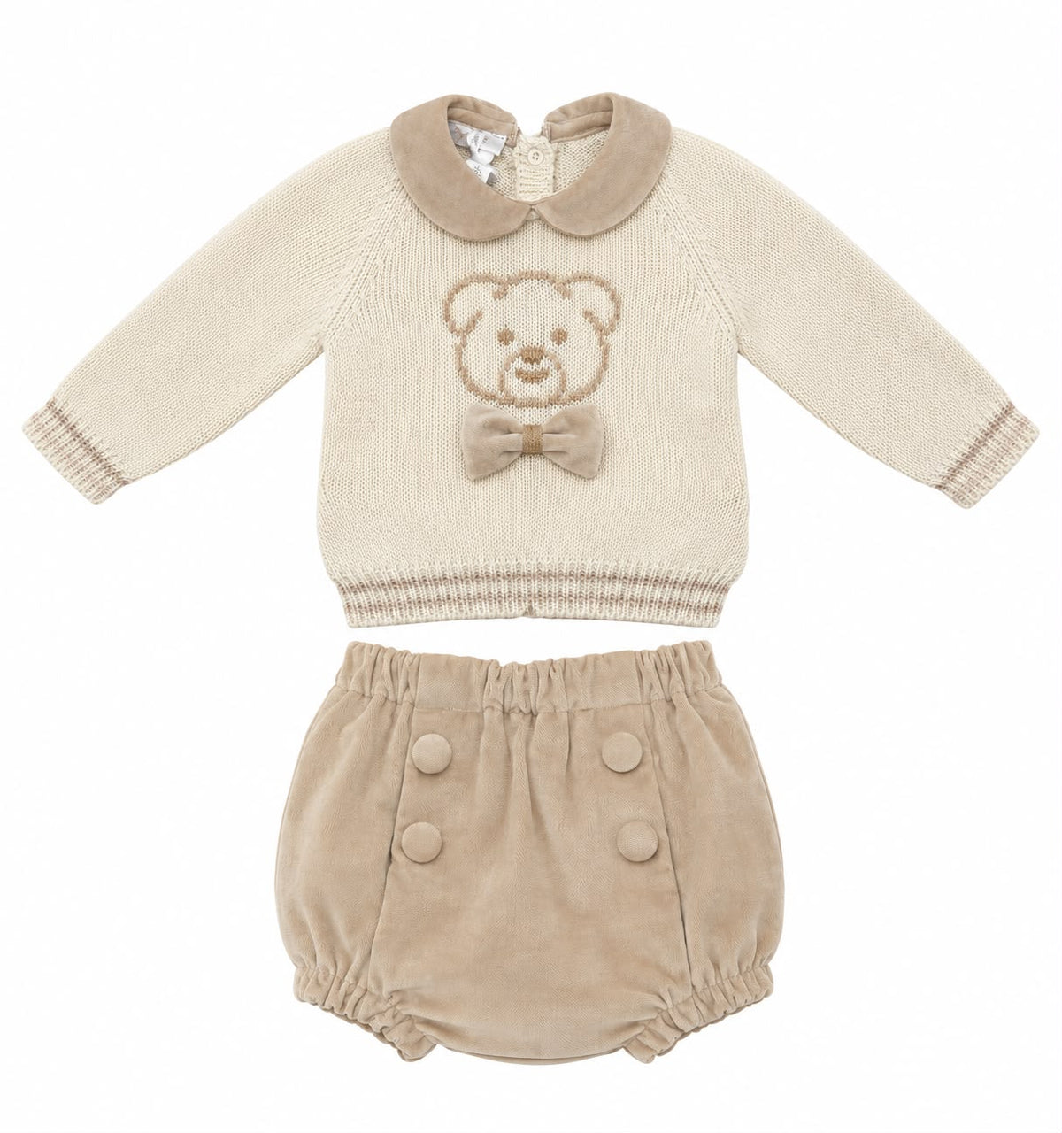 COMPLETO IN MAGLIA CON ORSETTO LE LES JOIES