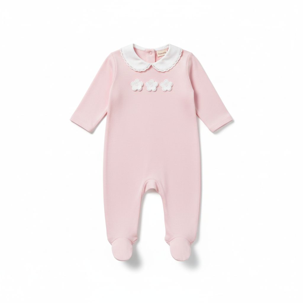 TUTINA IN JERSEY CON FIORI COCCODE'