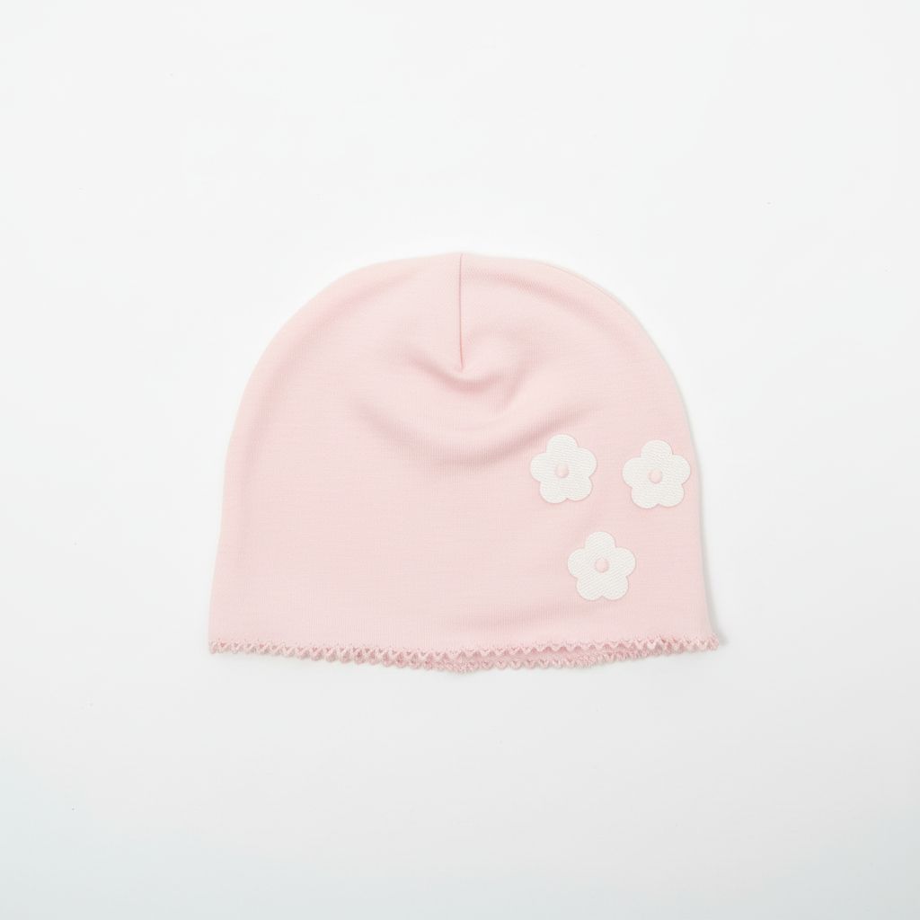 CAPPELLINO IN JERSEY CON FIORI COCCODE'