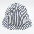 CAPPELLINO IN MISTO LINO A RIGHE COCCODE'