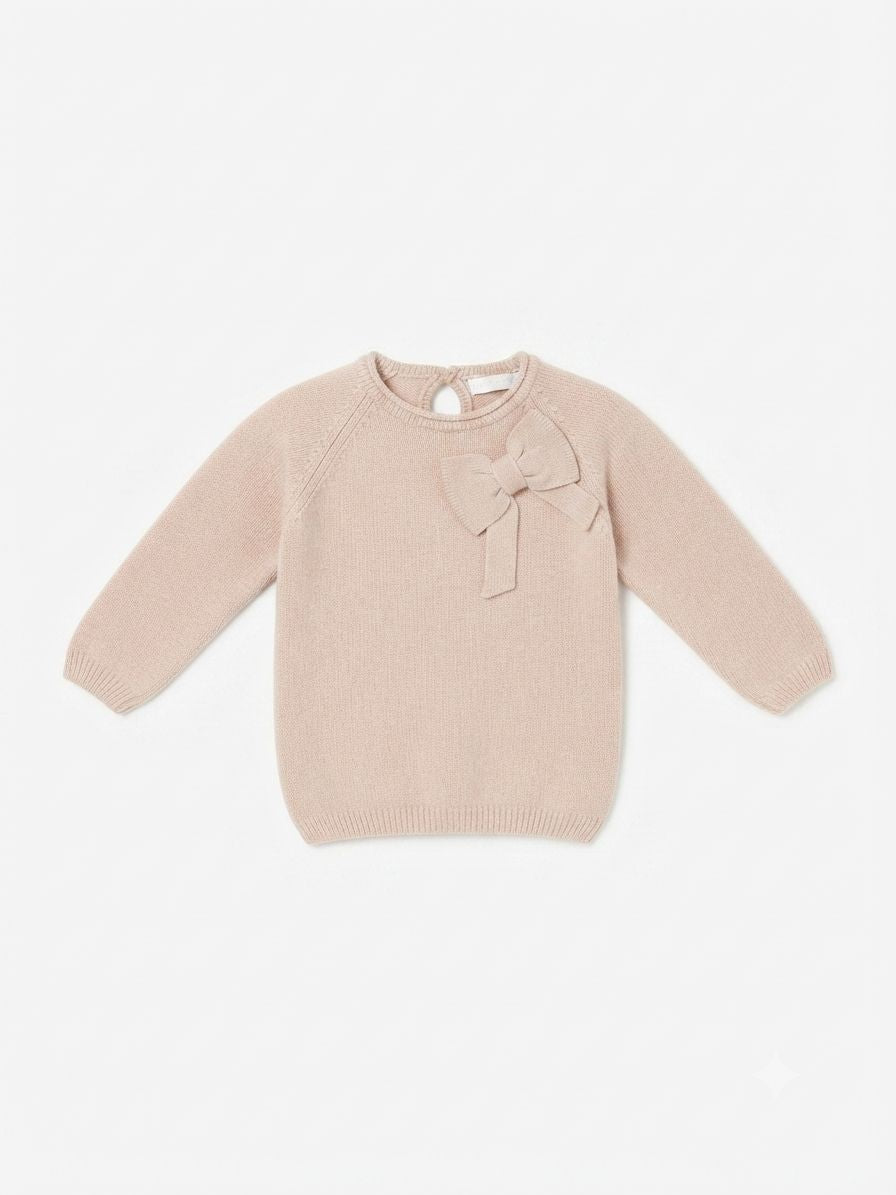 PULLOVER IN TRICOT CON FIOCCO COCCODE'