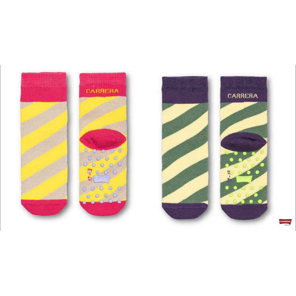 CALZINI ANTISCIVOLO BLOCK STRIPES CARRERA