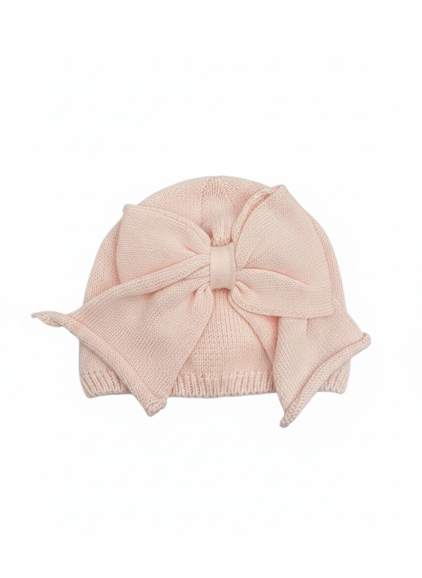CAPPELLINO IN FILO CON FIOCCO BEBE' DI ALMY